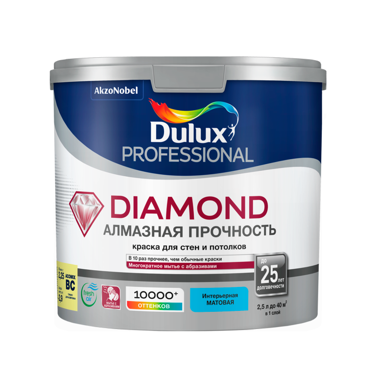 Краска DULUX Professional DIAMOND матовая