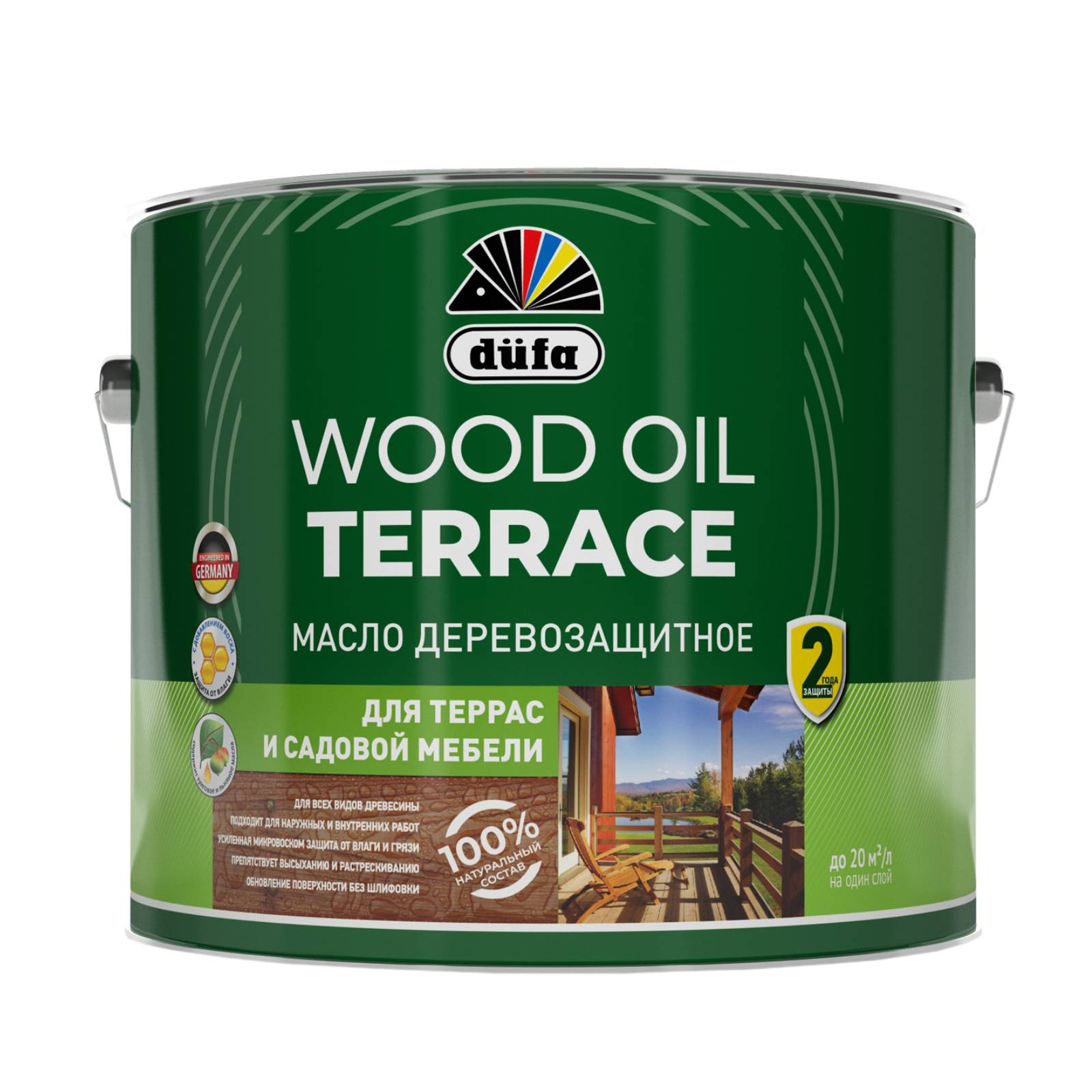 düfa WOOD OIL TERRACE масло деревозащитное для террас и садовой мебели