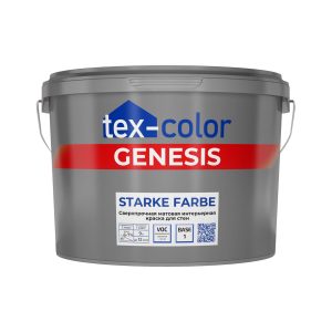 Прочная матовая интерьерная краска GENESIS STARKE FARBE для стен