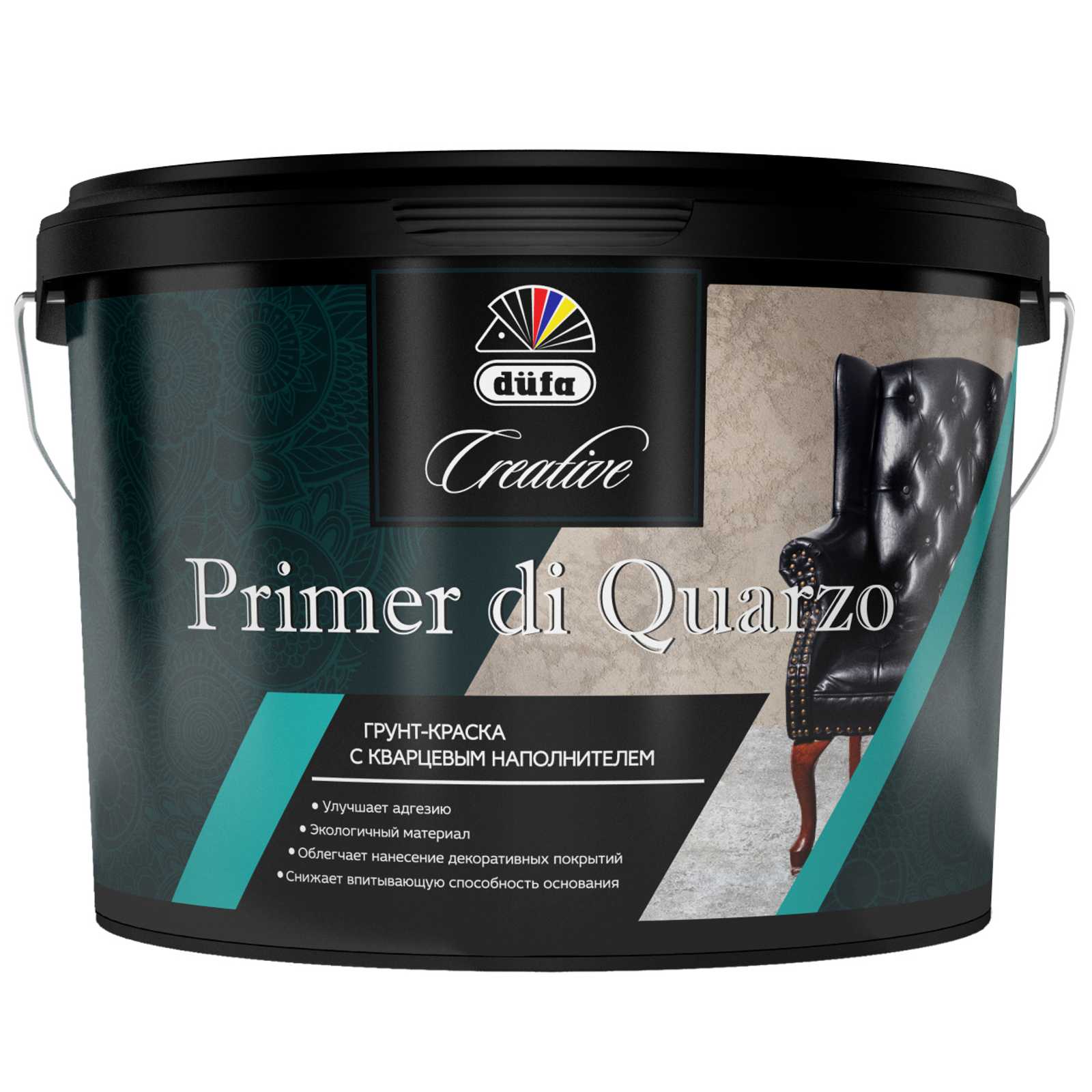 Грунт-краска с кварцевым наполнителем düfa Creative PRIMER DI QUARZO